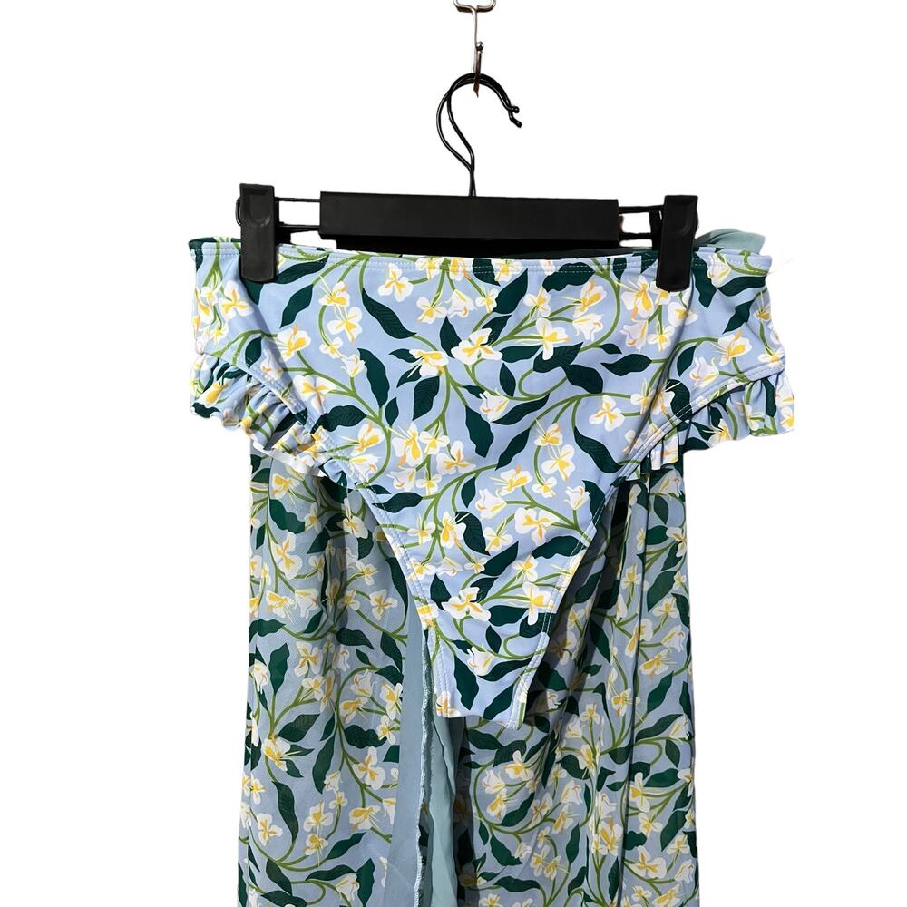 Swimsuit bottom with matching Sarong. 
Bottom XL, Sarong One Size NWOT